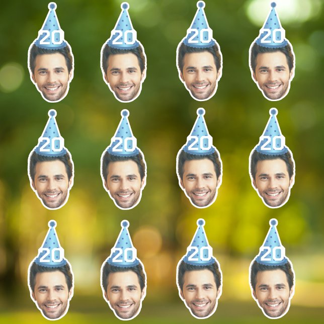 Custom Face 20th 30th 40th 50th 60th 70th Birthday (Creator Uploaded)