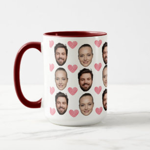 Custom Face Anniversary Gift for Husband Boyfriend Mug