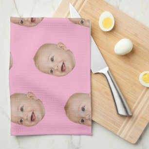 Custom Face Baking Gift Personalised Grandma’s Tea Towel
