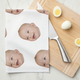 Custom Face Baking Gift Personalized Grandma’s Tea Towel