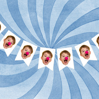 Custom Face Banner, Birthday Banner