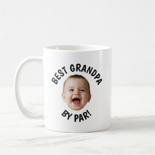 Custom Face Best Grandpa By Par Coffee Mug