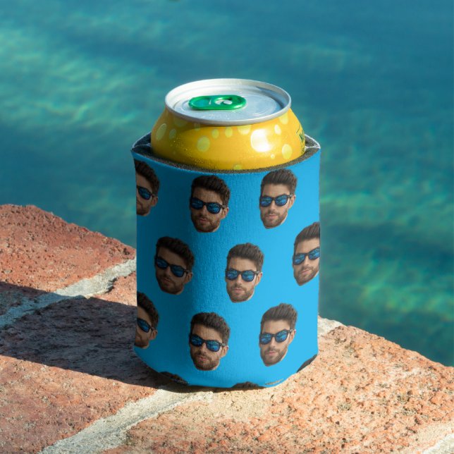 Custom Face Birthday Favours Bachelor Party Can Cooler (In Situ Pool)