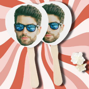 Custom Face Birthday Favours Bachelor Party Hand Fan
