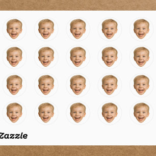 Custom Face Classic Round Sticker