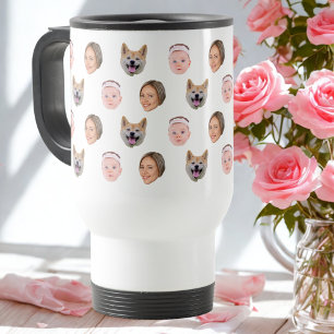 Custom Face, Custom Photo, Family Gift  Travel Mug