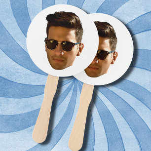 Custom Face Cutout Bachelorette Party Birthday Hand Fan