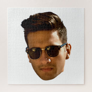 Custom Face Cutout Bachelorette Party Birthday Jigsaw Puzzle