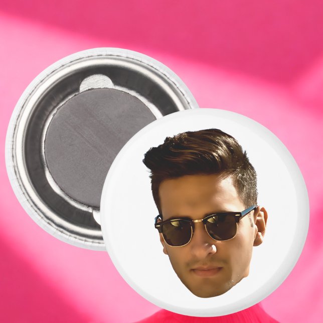 Custom Face Cutout Bachelorette Party Birthday Magnet (Creator Uploaded)