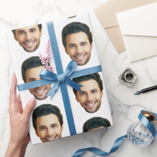 Custom Face | Funny Custom Heads Photo Gift Wrap (Gifting)