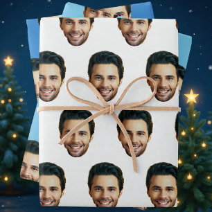 Custom Face Funny Custom Heads Photo Gift Wrap