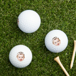 Custom Face, Gift Dad, New Dad Personalised Golf Balls