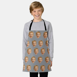 Custom Face Gift, Personalized Face Photo, Family Apron