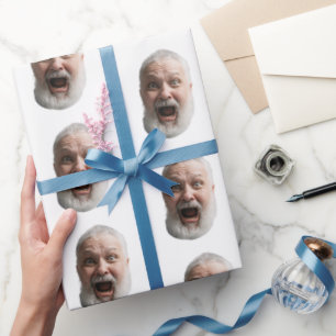 Custom Face Gift Wrap