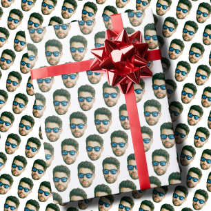 Custom Face Gift Wrap   Custom Face Wrapping Paper