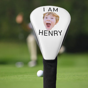 Custom Face Golf Birthday Party Matching Golf Head Cover