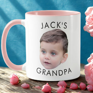 Custom Face, Grandpa Birthday Mug