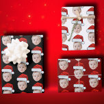 Custom Face Head Photo Santa Hat Christmas Wrapping Paper Sheet<br><div class="desc">Funny Custom Face Head Photo Santa Hat Christmas, Replace the face of this baby with your favourite photo (make sure to crop as much to the face as possible and use an app to remove the background) and personalise this funny Christmas Holiday Wrapping Paper with your kid, husband, or boyfriend...</div>