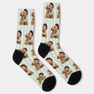 Custom Face kids pets Personalised Photo Picture Socks