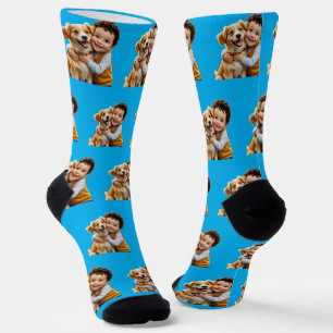 Custom Face kids pets Personalized Photo Picture Socks