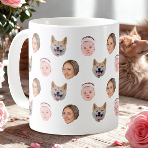 Custom Face Mug, Custom Photo mug, Family Gift Coffee Mug