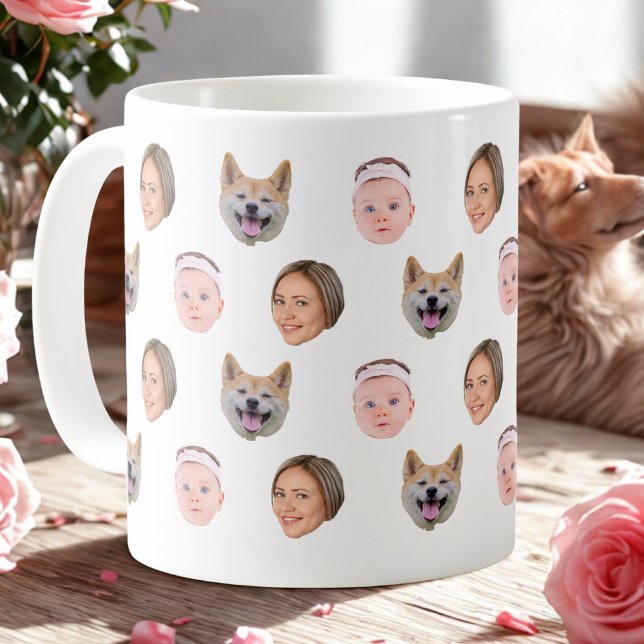 Custom Face Mug, Custom Photo mug, Family Gift  Coffee Mug (Creator Uploaded)