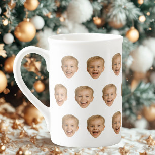 Custom Face Mug, Personalised Face Photo, Family Bone China Mug