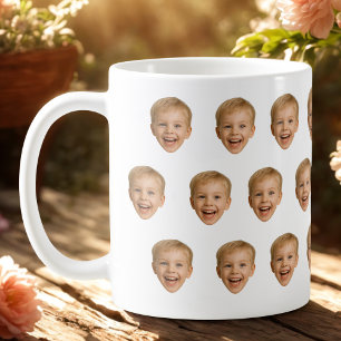 Custom Face Mug, Personalised Face Photo, Family Coffee Mug