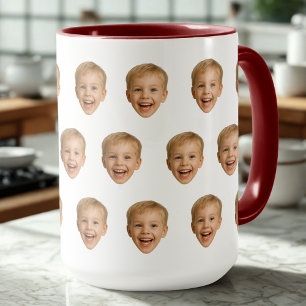 Custom Face Mug, Personalised Face Photo, Family Mug