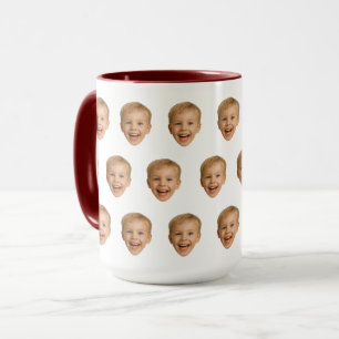 Custom Face Mug, Personalized Face Photo, Family Mug