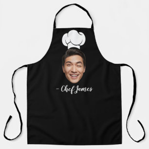 Custom Face & Name Funny Chef Apron Gift