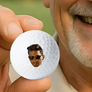 Custom Face New Dad Personalized  Golf Balls
