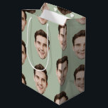 Custom Face Personalised Birthday Wedding Party Medium Gift Bag<br><div class="desc">Custom Face Personalised Birthday Wedding Party Medium Gift Bag</div>