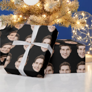 Custom Face Personalised Birthday Wedding Party Wrapping Paper
