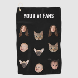 Custom Face Personalised Sarcastic Girlfriend Wife Golf Towel