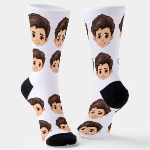 Custom Face Personalized Photo Picture Socks