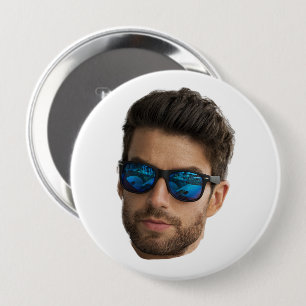 Custom Face Photo 10 Cm Round Badge