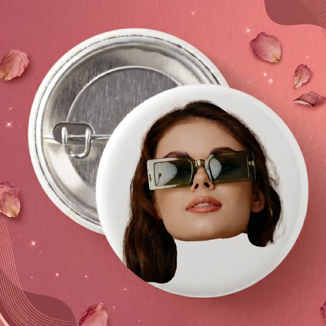Custom Face Photo 3 Cm Round Badge (Creator Uploaded)