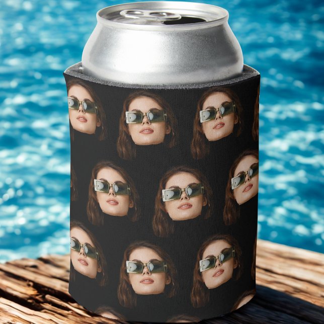 Custom Face Photo Bachelor Party Birthday Favours  Can Cooler (Creator Uploaded)