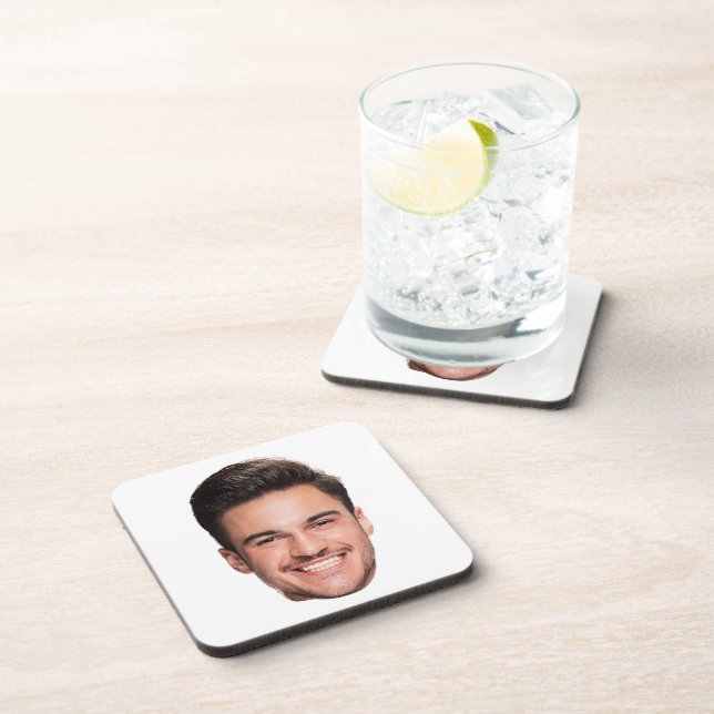 Custom Face Photo Coaster (Right Side)