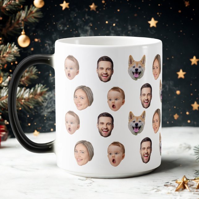 Custom Face Photo Family Mug, 4 Photos Mug (Creator Uploaded)
