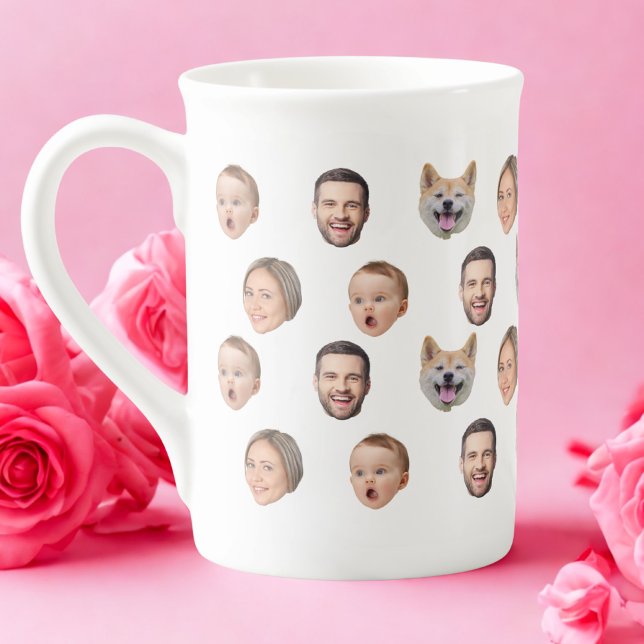 Custom Face Photo Family Mug, 4 Photos Mug (Creator Uploaded)