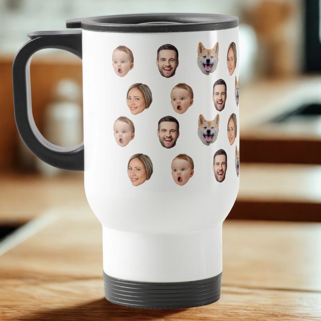 Custom Face Photo Family Mug, 4 Photos Mug (Creator Uploaded)