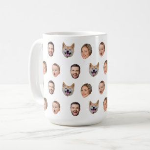 Custom Face Photo Family Mug, 4 Photos Mug