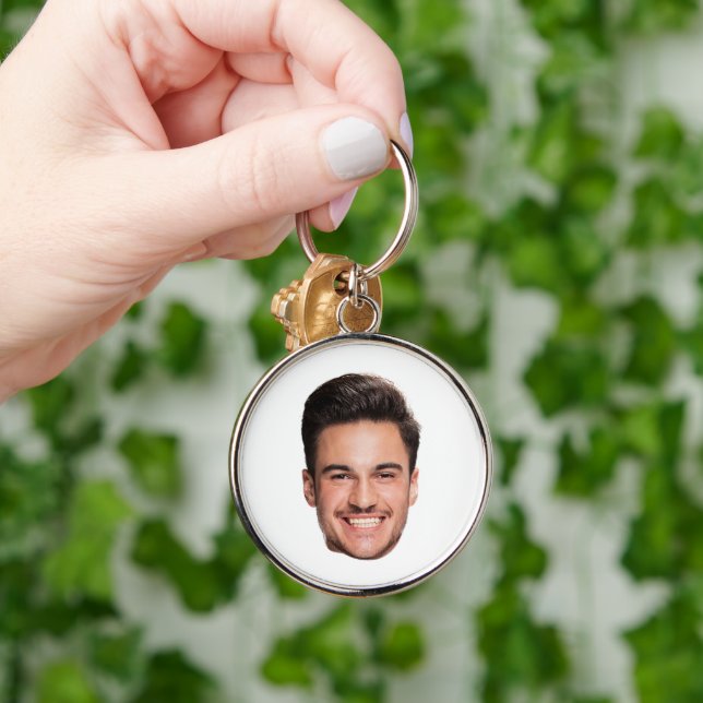 Custom Face Photo Key Ring (Hand)