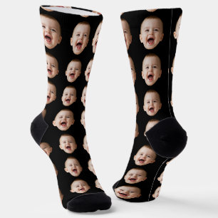 Custom Face Photo Personalised  Socks