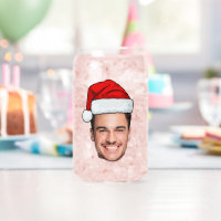 Custom Face Photo Santa Hat Christmas