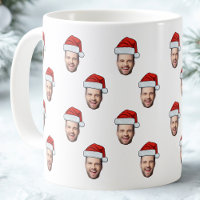 Custom Face Photo Santa Hat Christmas Gift