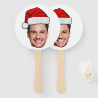 Custom Face Photo Santa Hat Christmas
