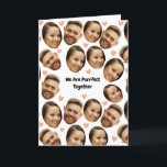 Custom Face Picture Heart Funny Couple Card<br><div class="desc">Personalised Custom Face Couple Card, Celebrate your unique love story with this Custom Face Picture Heart Funny Couple Pattern Folded Greeting Card! Perfect for anniversaries, Valentine’s Day, weddings, or just because, this personalised card features your faces in a charming heart-themed pattern that’s both playful and heartfelt. Add your own custom...</div>
